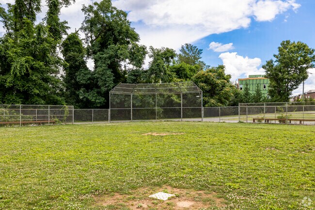 Westgate Elementary School has a baseball field for Falls Church students.