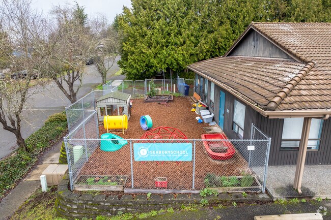 The Seabury School play area.