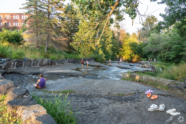 Lincoln Park has a river running through it.