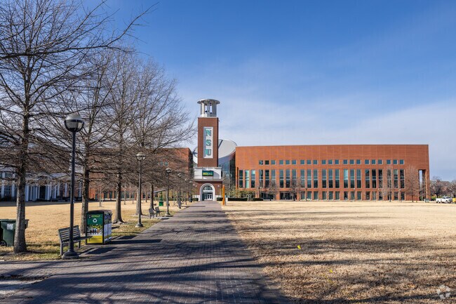 Norfolk State University is just across the river from the Campostella neighborhood.