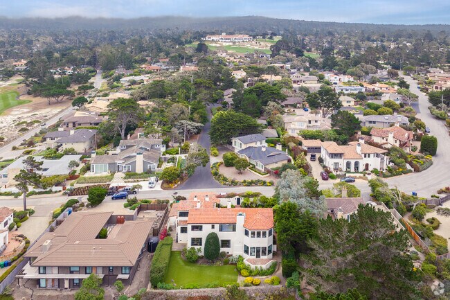 In Pebble Beach, California you'll find mansion neighborhoods in Country Club West.