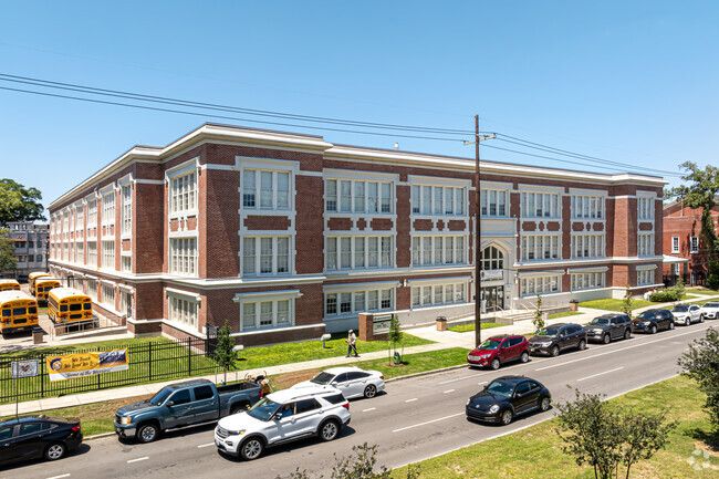 Sophie B. Wright Charter School is on Napoleon Ave near St. Charles Ave.