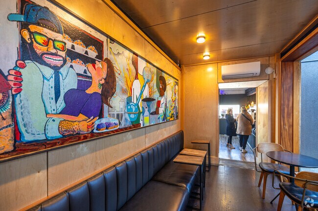 There's a unique seating arrangment at Grindstone Coffeeology for residents in the Southside.