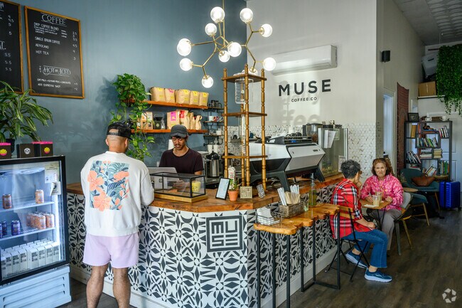 Lyndhurst locals come to Muse Coffee Company for a latte.