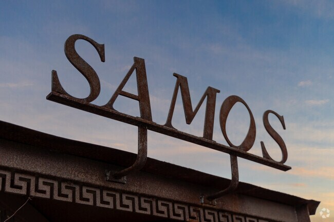 Samos is a dense suburban neighborhood in Midtown Tucson.