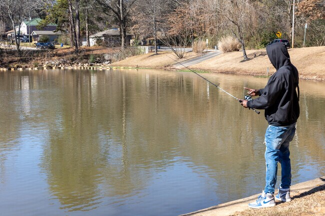 Candler's Baker Bryant Memorial Park is the perfect spot for fishing.
