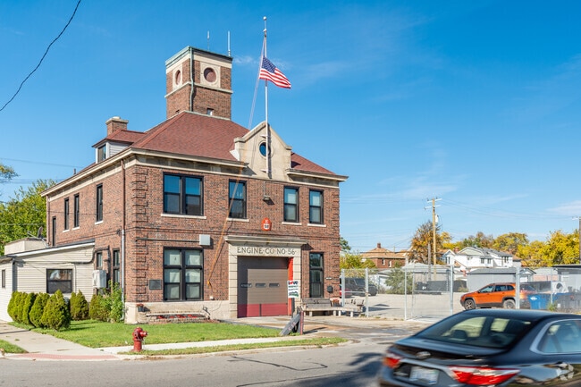 The Conant Gardens firehouse sits on the eastern border along Ryan Rd.