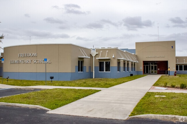 Freedom Elementary School serves students in the Foxleigh community.