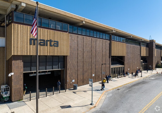 Hamilton E. Holmes Marta Station is the Last Western Station On the Blue Line.