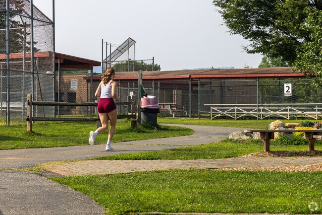 Many local residents come to Field of Dreams Recreation Center to run on the paved path.