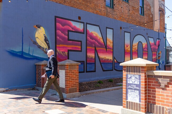 Enjoy a sunny day on W. Broadway near Prospect Park.