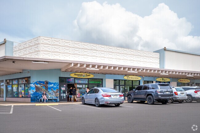 Makaha Marketplace has local favorites like Mountain Magic Shave Ice.