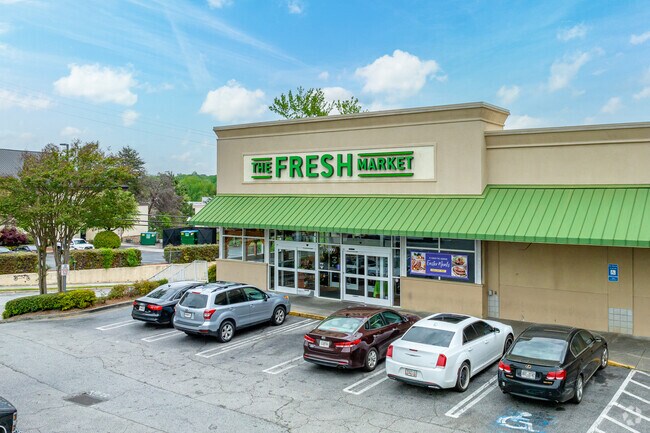 Grocery shopping is easy at The Fresh Market, which is less than a mile east of Ardmore.