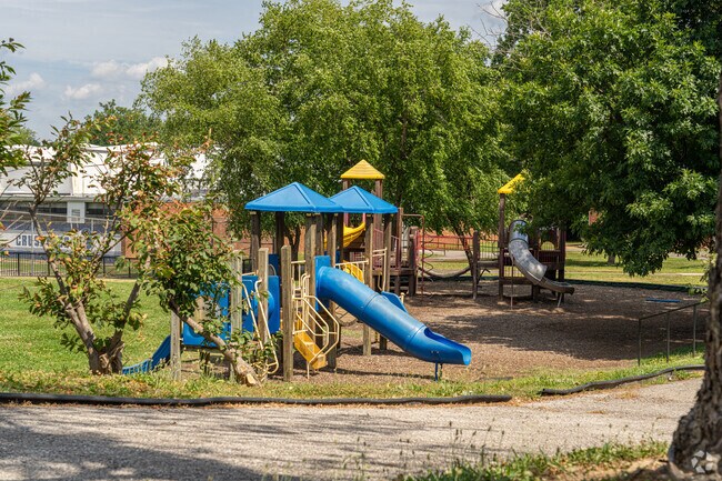 The playgrounds at North County Christian School offer students plenty to do outside.