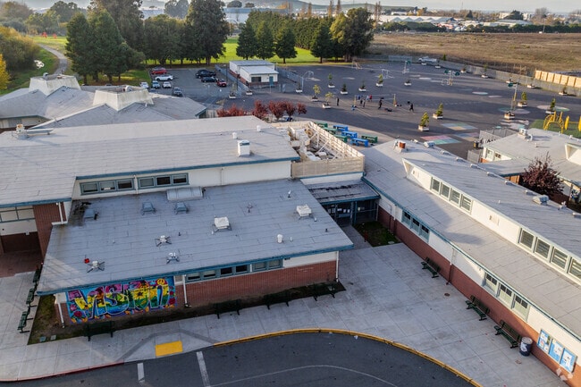 Verde Elementary School provides safe grounds for students in Richmond.