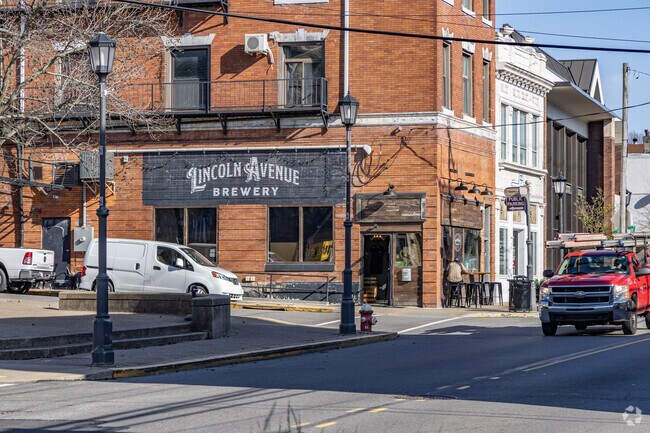 Lincoln Avenue Brewery sits on the corner of the main street in Bellevue.