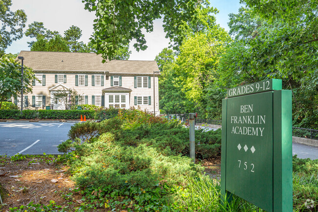 Ben Franklin Academy is known for its very small student-teacher ratio.