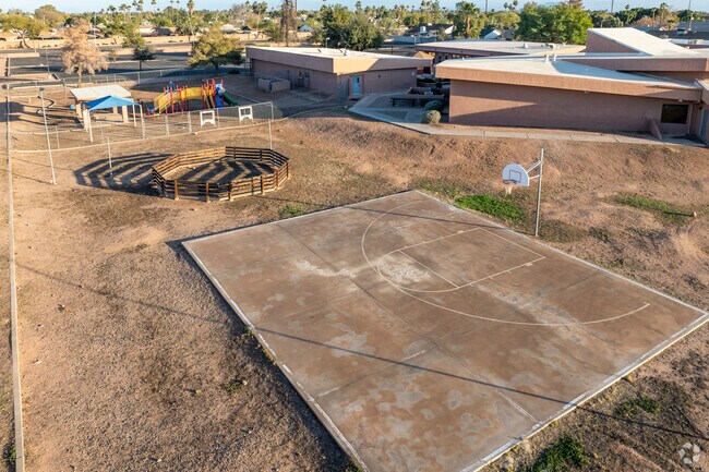 Chandler’s Desert Jewish Academy has many outdoor activities for its students.