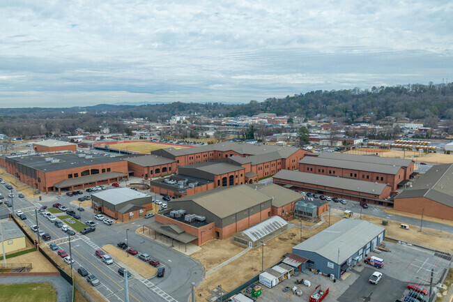 Calhoun High School and Calhoun Middle School share a building.