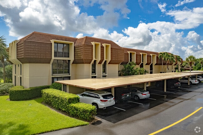 Condominiums offer affordable living near Ballenisles in Palm Beach Gardens.