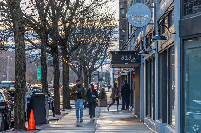 There is so much that Newton Corner offers and all within walking distance.