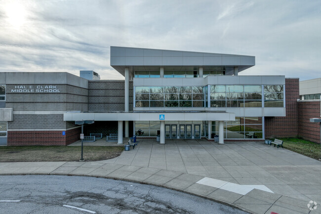 Hal E Clark Middle School has 1,064 students.