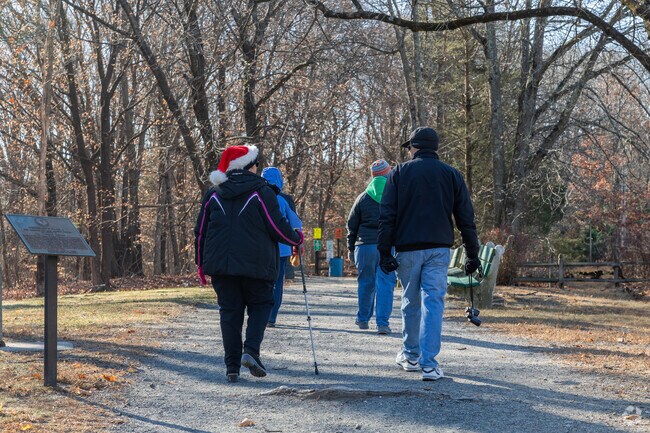 The Montesary in Thompson Hill has 12 scenic walking trails for residents to enjoy.