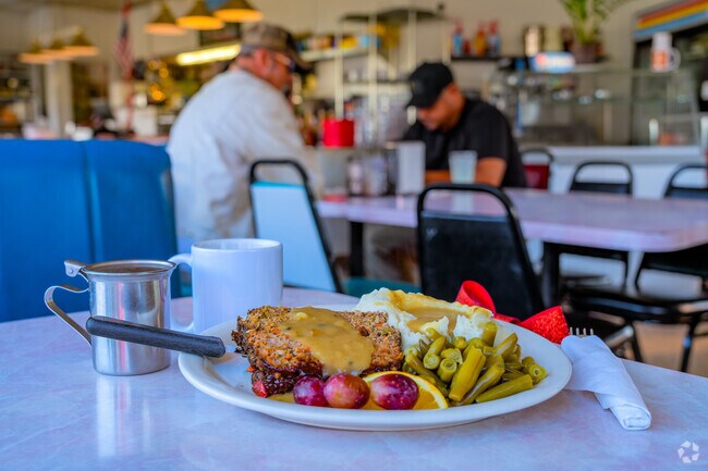 Try the meatloaf breakfast special at Lil Joes just south of Richardson Village.