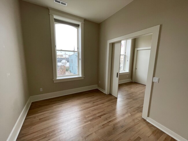 Bedroom facing north