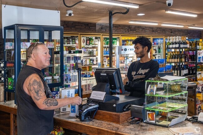 Convenience items, as well as household goods can be bought at Corral Market.