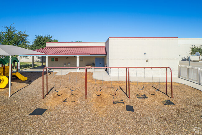 Swinging into fun at Ashton Ranch Middle School's playground in Surprise.