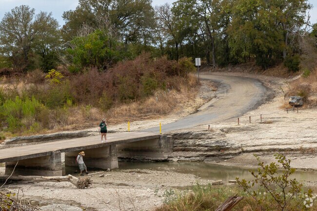 If trail walking isn't your style, take a scenic stroll right alongside the San Gabriel River.