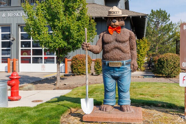 Smokey reminds residents of fire danger.