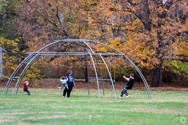 River North kids will love the playground at Lions Park.