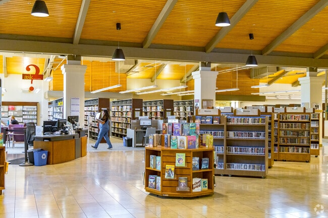 Rancho San Diego Library is in the heart of Rancho Park and features occasional exhibits.