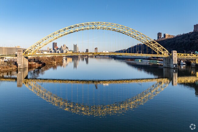 It is not a far drive from Crafton Heights to the West End bridge and Downtown Pittsburgh.