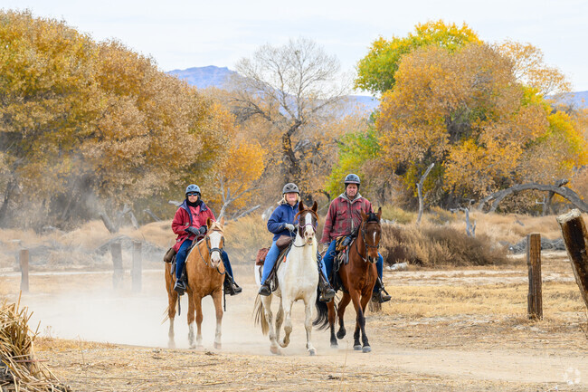 Residents can enjoy horseback trails at Mojave Narrows Regional Park, Victorville.