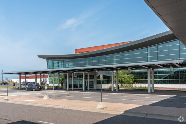 From Irving the Duluth International Airport is an hour and 20 minute bus ride.