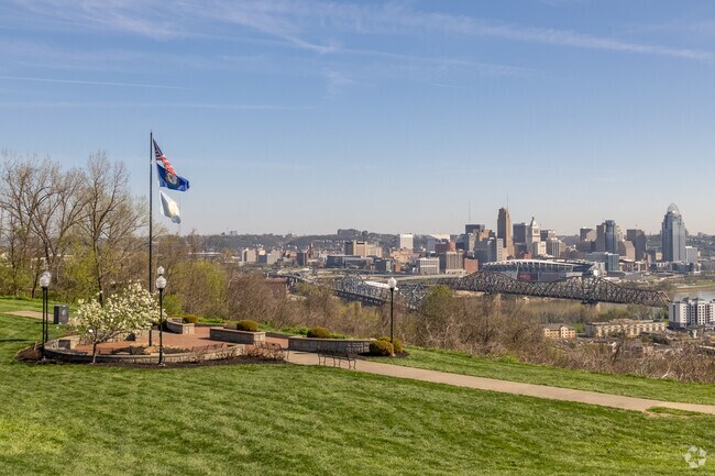 Devou Park offers scenic views of the Fort Wright neighborhood.