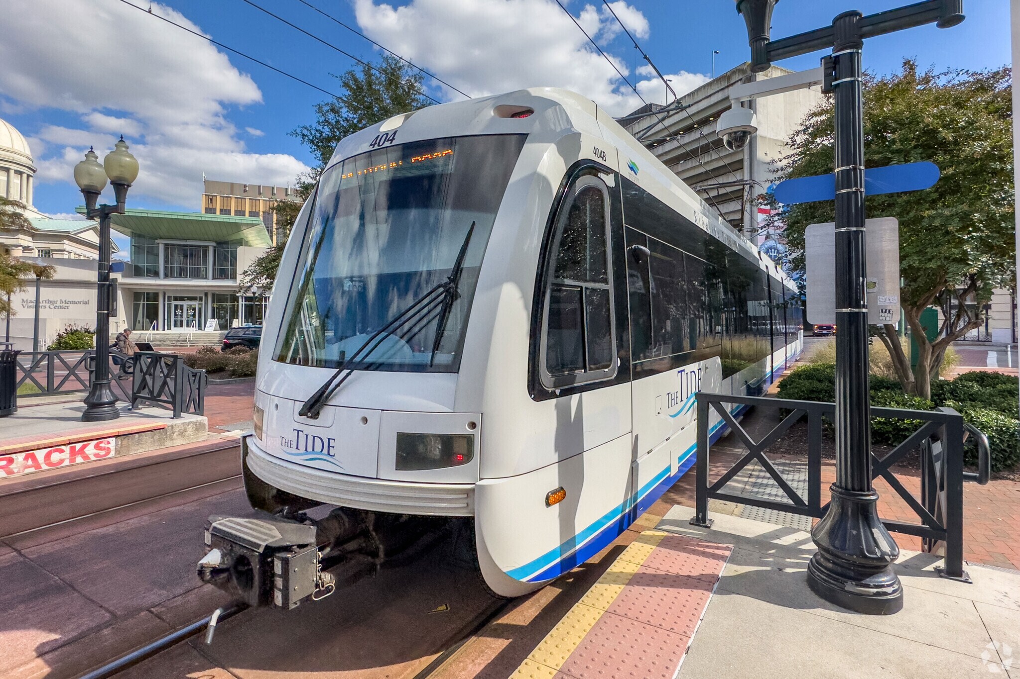 The Tide is a popular transit option in the Ingleside neighborhood of Norfolk, Virginia.