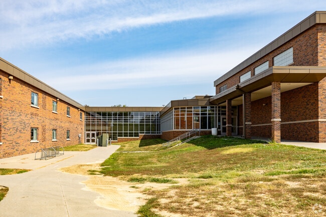 There are some great architectural features at Goodrich Middle School.