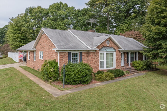 Larger brick homes on spacious lots can be found in Foxhall.