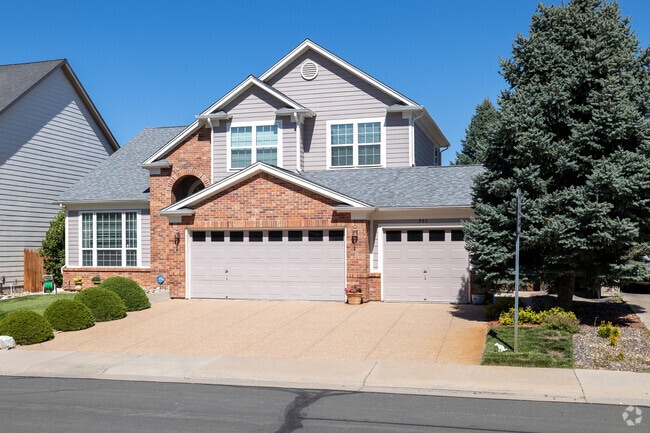 Homes with three car garages can be found in the Castle Highlands Neighborhood.