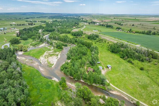 Open space and farmland are found throughout Red Lodge, with some along Rock Creek.