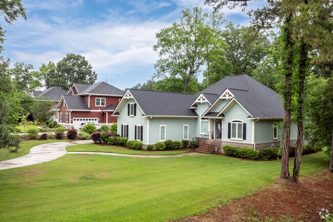 You can find large traditional style homes along the golf course in Shadowmoss.