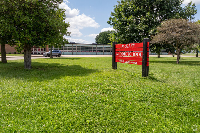 The student population of Mcgary Middle School is 351 and the school serves 6-8.