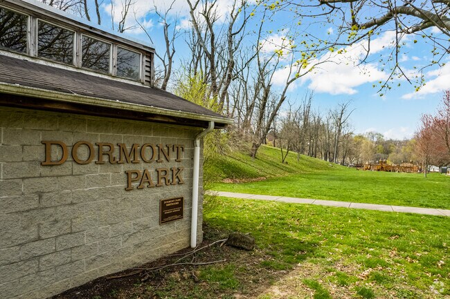 Dormont Park is a wonderful place to relax, take a walk, or just swing the day away.