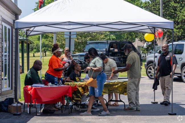 Members of the Hanley Hills community love getting together for the Juneteenth celebration.
