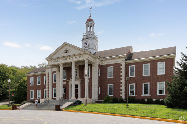55% of students at George F. Baker High School are proficient in reading.