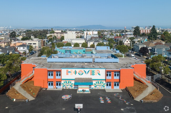 The Hoover Elementary School in Oakland has about 260 students.